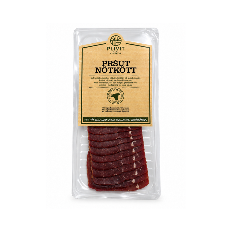 Plivit Sliced Beef Prosciutto 80g X 15