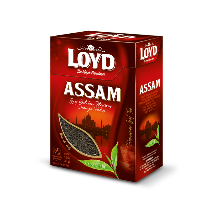 Loyd Tea Assam Black Leaf 80g X 10