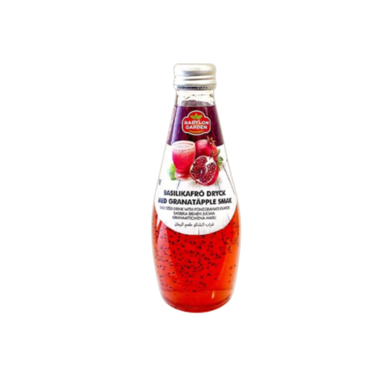 Babylon Garden Basil Drink Pomegranate 290ml x 24