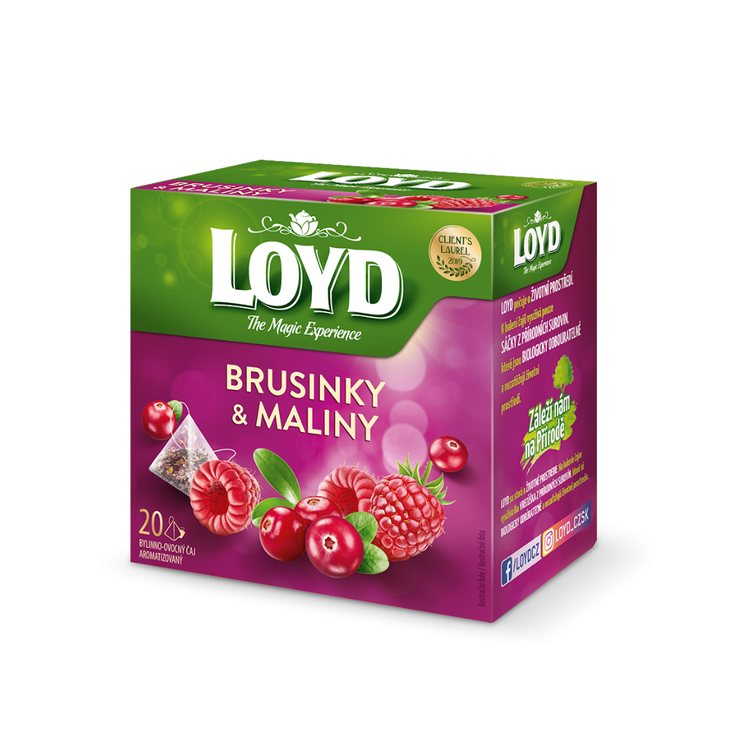 Loyd Tea Cranberry & Raspberry 10 x 20 x 2g