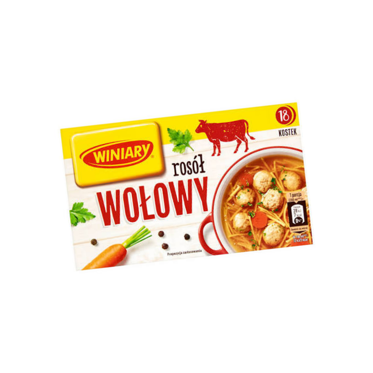 Winiary Beef Stock Cubes 60G x 20