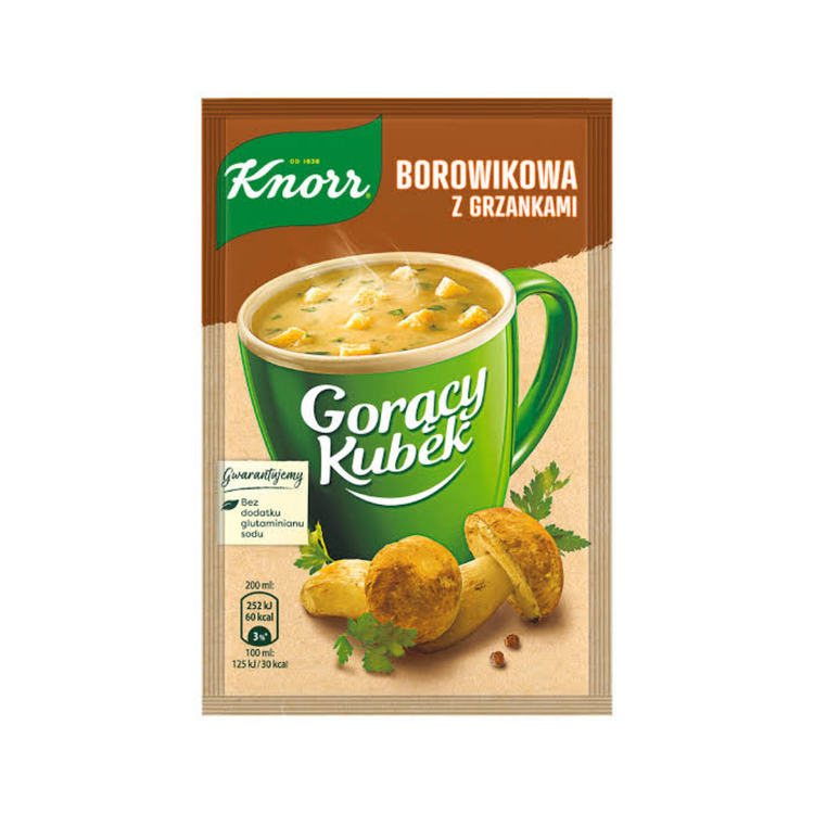 Knorr Hot Cup Boletus Soup with Croutons 15g x 40