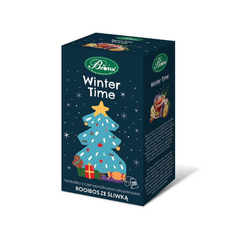 Bifix Winter Time Rooibos Tea With Plum 20x2g X 10