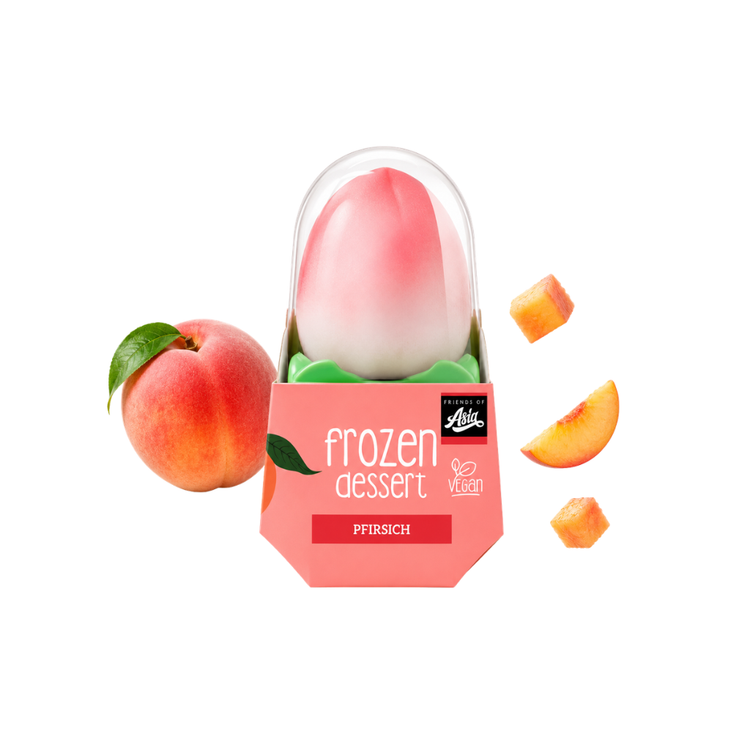 Friends Of Asian Frozen Dessert Peach 75gr x12