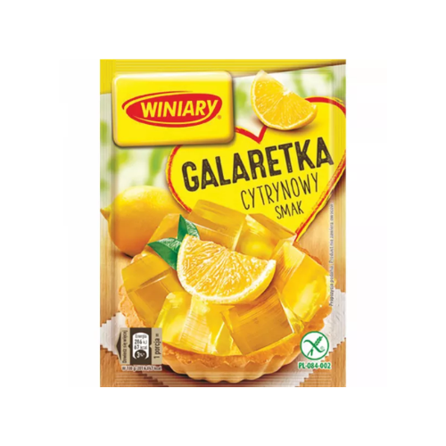Winiary Lemon Flavoured Soft jelly 77G x 25