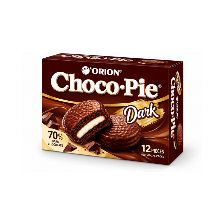 Choco-Pie Dark Chocolate Biscuits 360g 1/8 x 8
