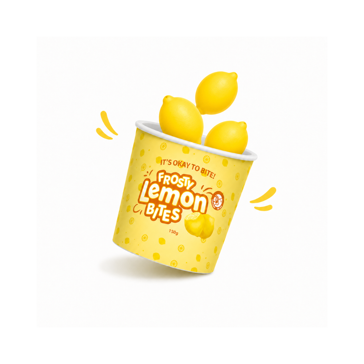 Frosty Bites Ice Cream Lemon  12 X 150g