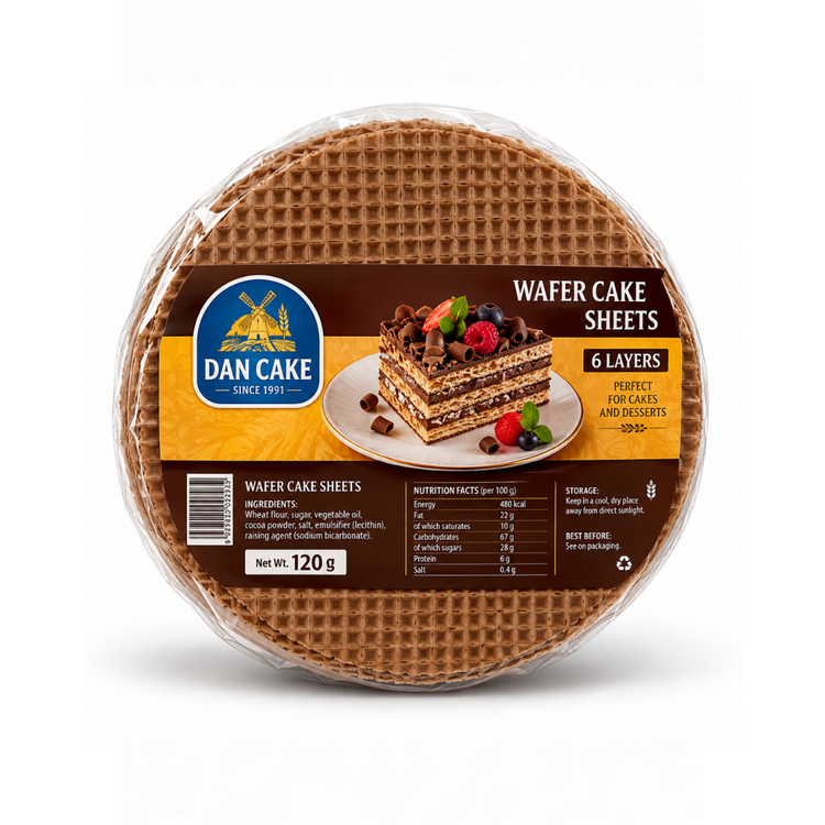Puzata Hata Cocoa Wafer Sheets 90g X 16