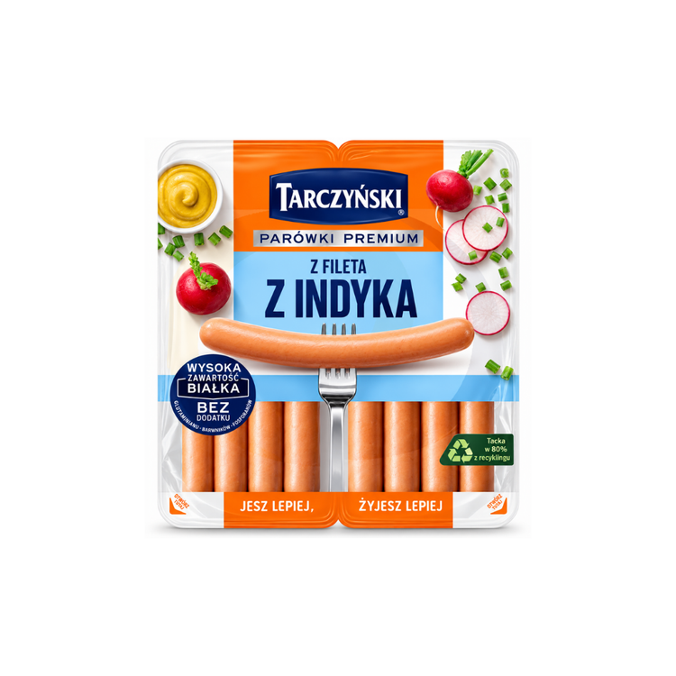 Tarczynski Turkey Fillet Frankfurters 160g x 10