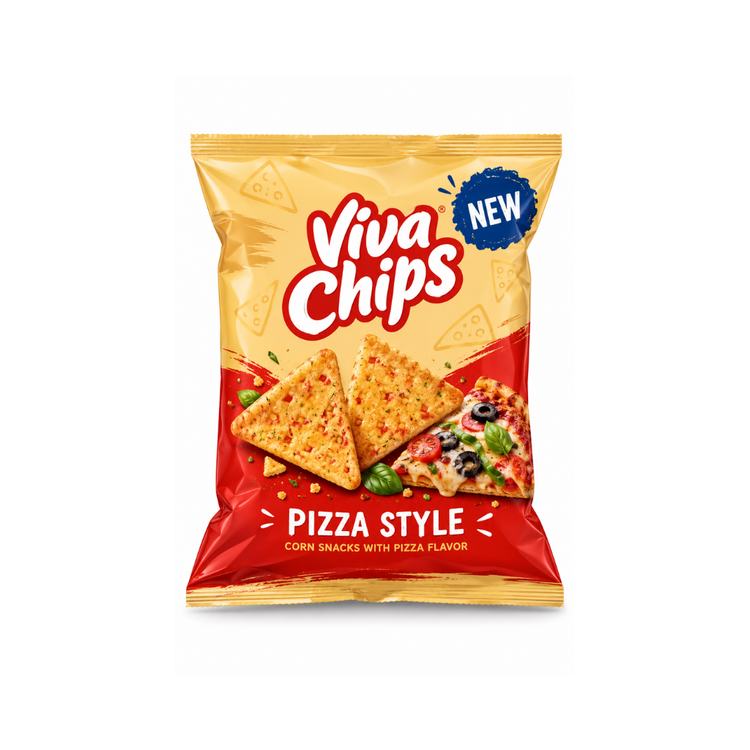 Viva Pizza-Flavored Chips 100g X 20