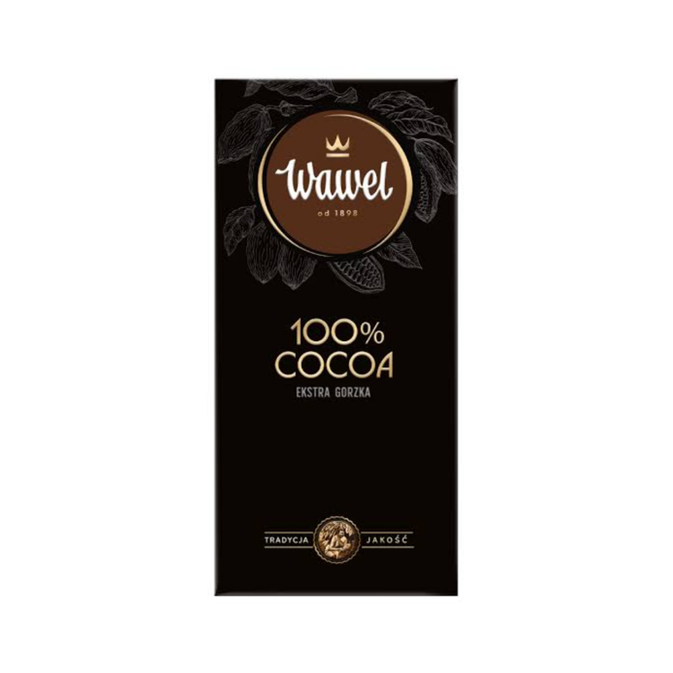 Wawel 100% Extra Dark Chocolate 80g x 15