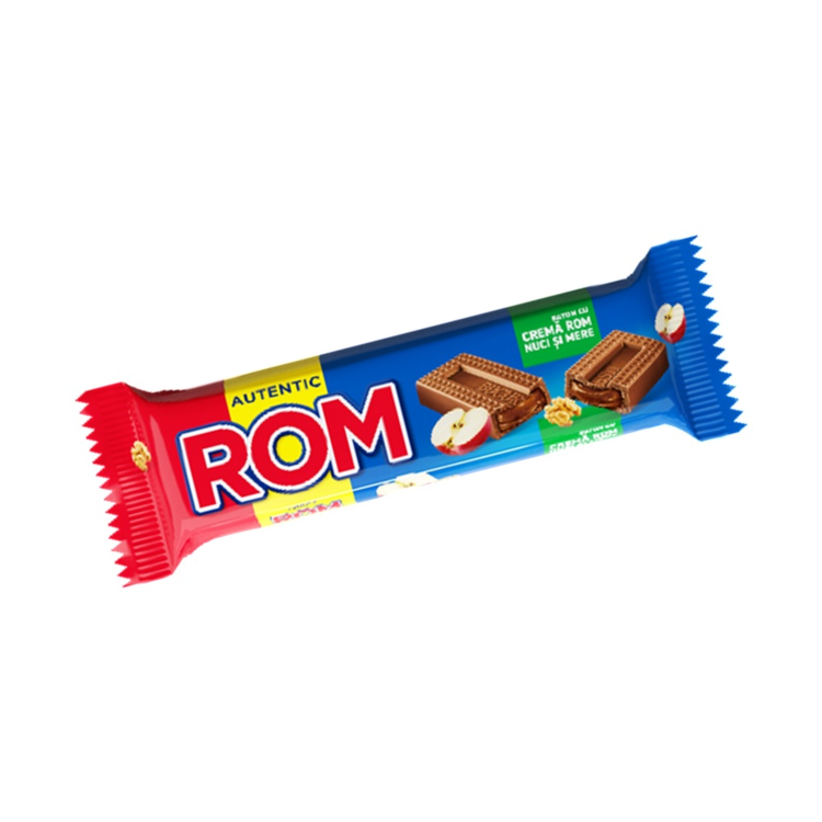 Kandia ROM Apple & Walnut Chocolate Bar 43g X 30