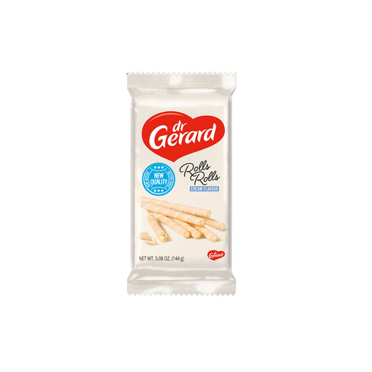Dr. Gerard Wafer Rolls With Nut Filling 144g X 20