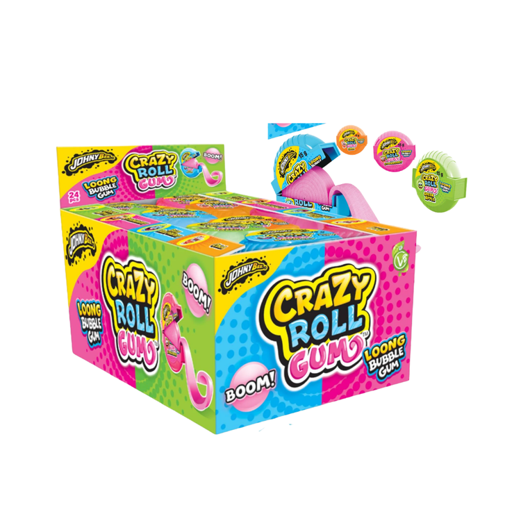 Johny Bee Crazy Roll Gum 15g x 24