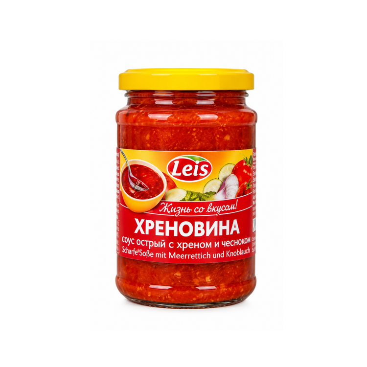 Leis Hrenovina Sauce with Horseradish & Garlic 370ml x 10