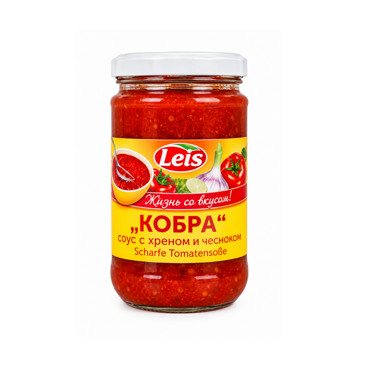 Leis Kobra Sauce with Horseradish & Garlic 280ml x 10