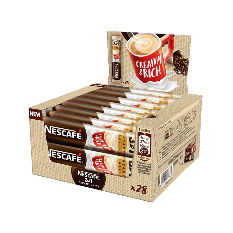 Nestle Nescafe 3 In 1 Creamy Latte 15g X 28 X 10