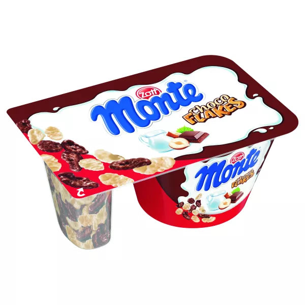 Zott Monte Dessert Choco Flakes Waffle Sticks 125G x 10