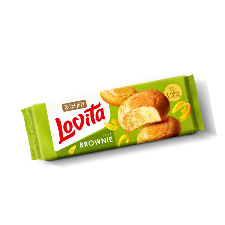 Lovita Blondie Brownie Cookies Lemon 152g X 21