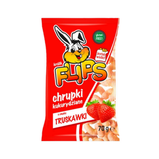Flips Strawberry Corn Chips 70g X 12
