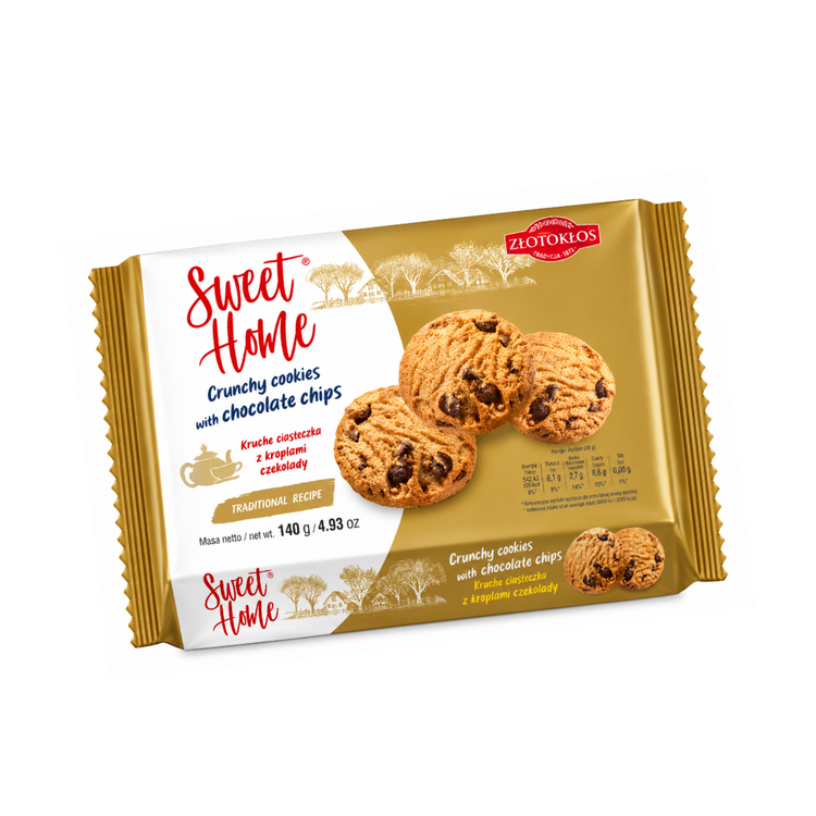 Sweet Home Freckled Cookies With Chocolate 135gX 16