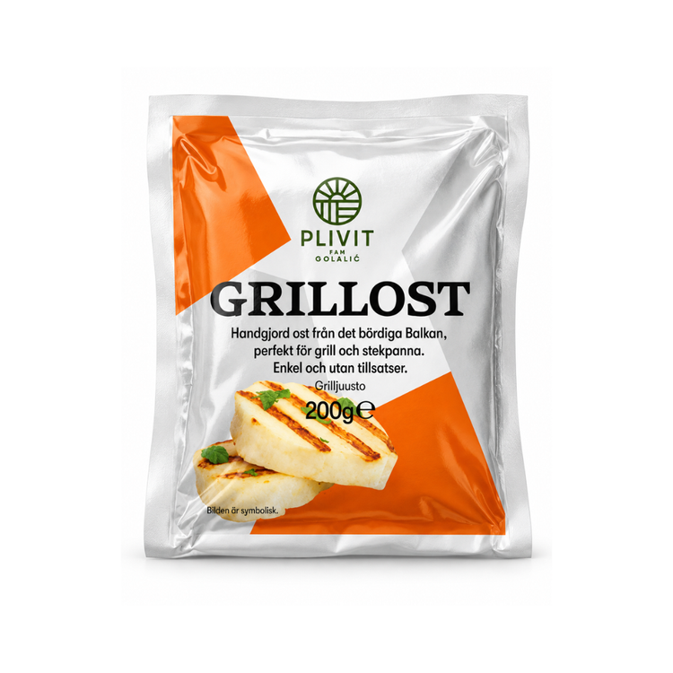 Plivit Grill Cheese 200g X 12