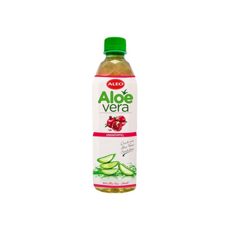 ALEO Aloe Vera Drink Refreshing. Pomegranate 0.5L X 12