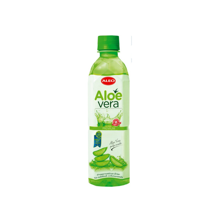 ALEO Aloe Vera Drink Refreshing Premium 0.5L X 12