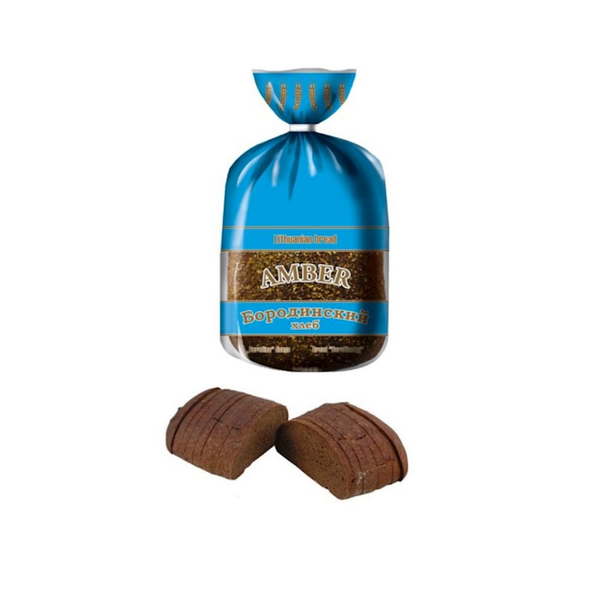 Amber Frozen Sliced Borodinsky Rye Bread Round 700g x 20 – Nordic Engros