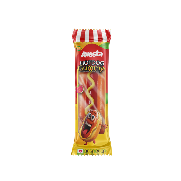 Avesta Hotdog Gummy Display 24 x 20g