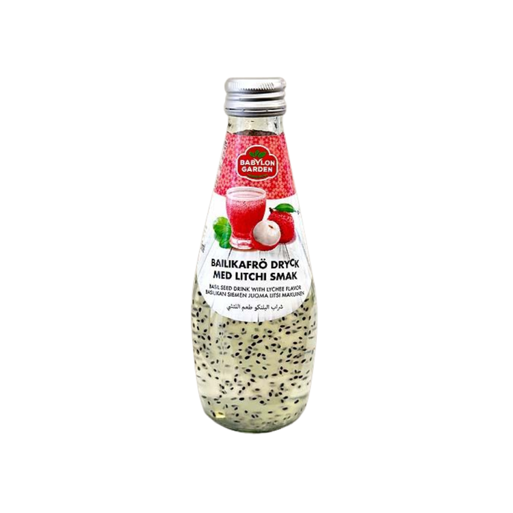 Babylon Garden Basil Drink Lychee 24 X 290ml