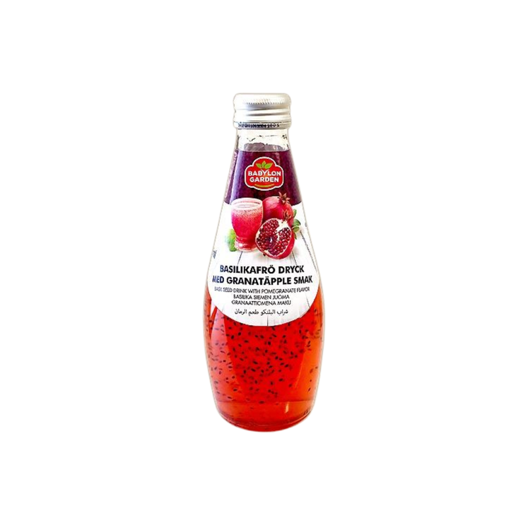 Babylon Garden Basil Drink Pomegranate 290ml x 24