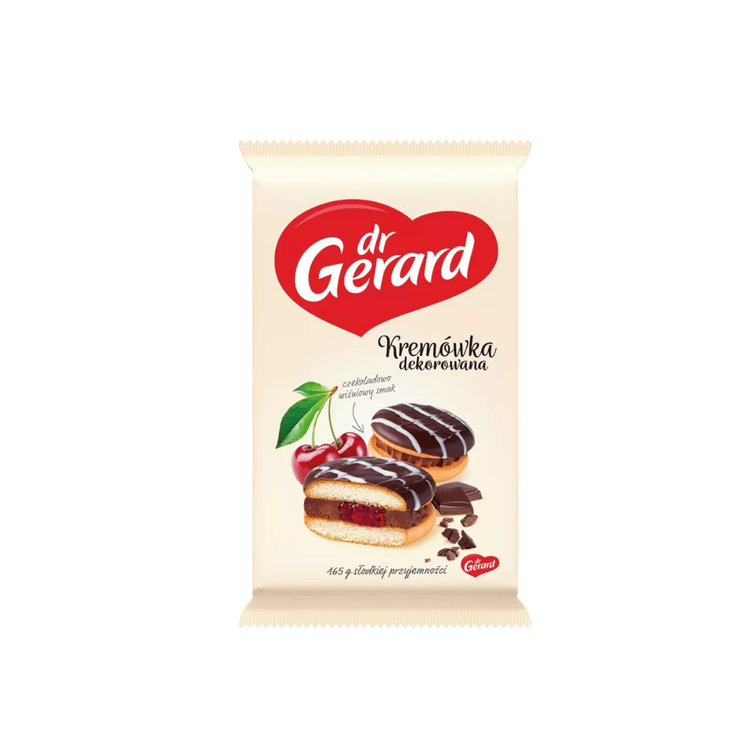 Dr Gerard Cream Cookies Decorated Chocolate- Cherry 165g x 11