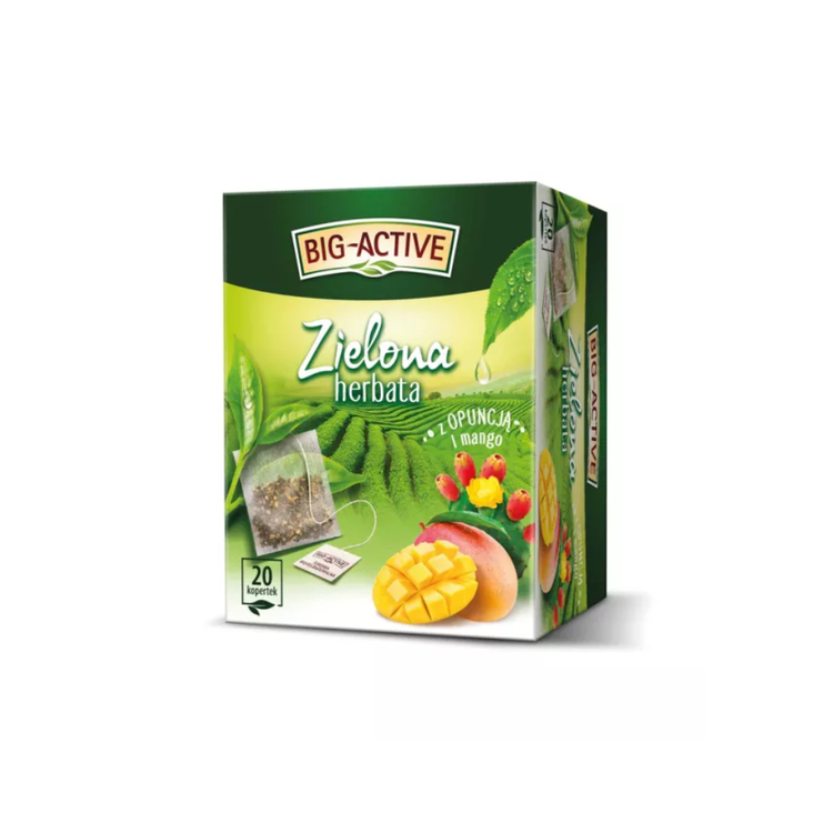 Big-Active Green Tea With Prickly Pear And Mango 20 X 1,7g X 12