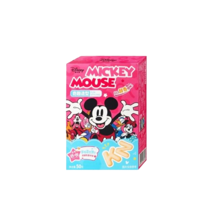 Mickey Mouse Biscuit Letters Milk Flavor 50g  X 30