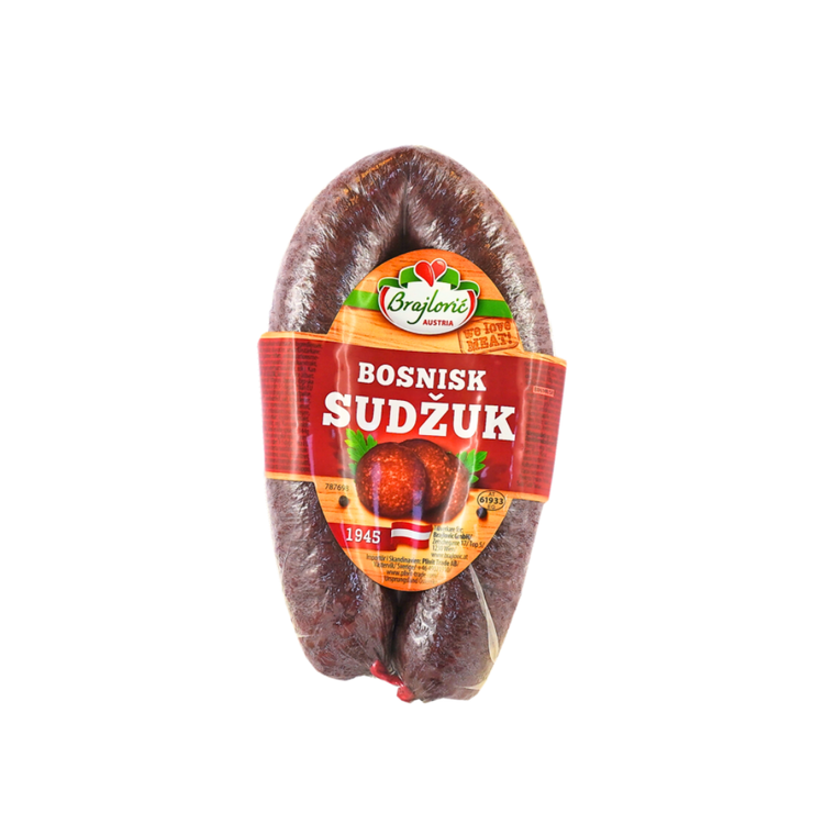 Brajlovic Cold Smoked Beef Sujuk Sausage 400g x 8