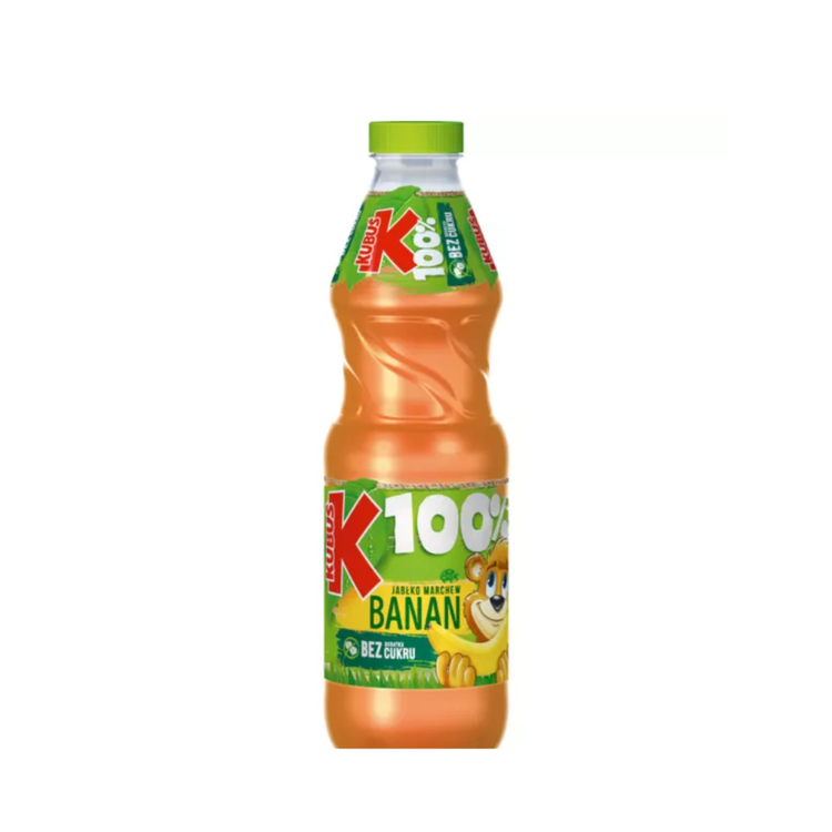 Kubus 100% Banana Carrot Apple Juice 850ml X 6