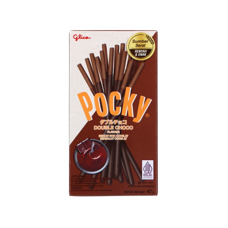 Pocky Double Choclate Display 47g x 10