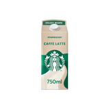 Starbucks Caffe Latte Milk Drink 750ml x 6