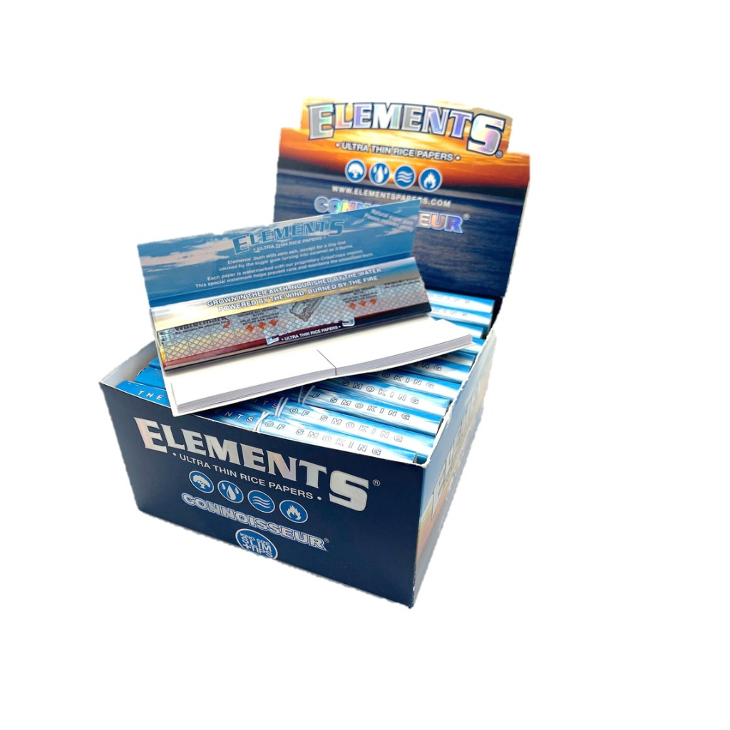Element Paper Tips Box Elements King Size Slim Papers + Tips 1 x 24 – Nordic Engros