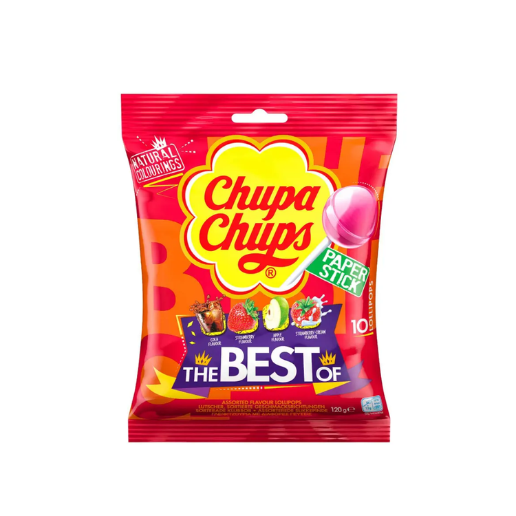 Chupa Chups Best Of Bag 120g X 12