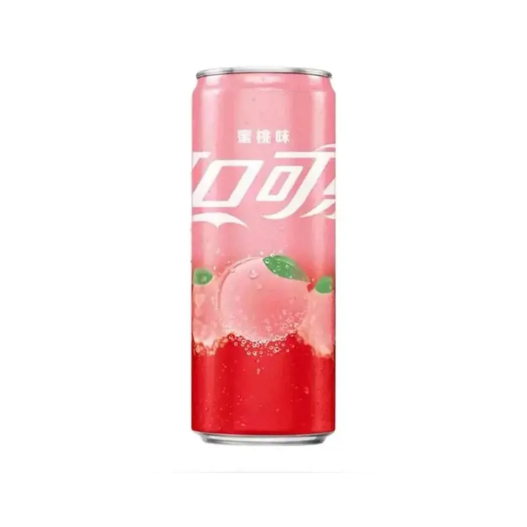 Coca Cola - Peach Dosen China 330ml X 24