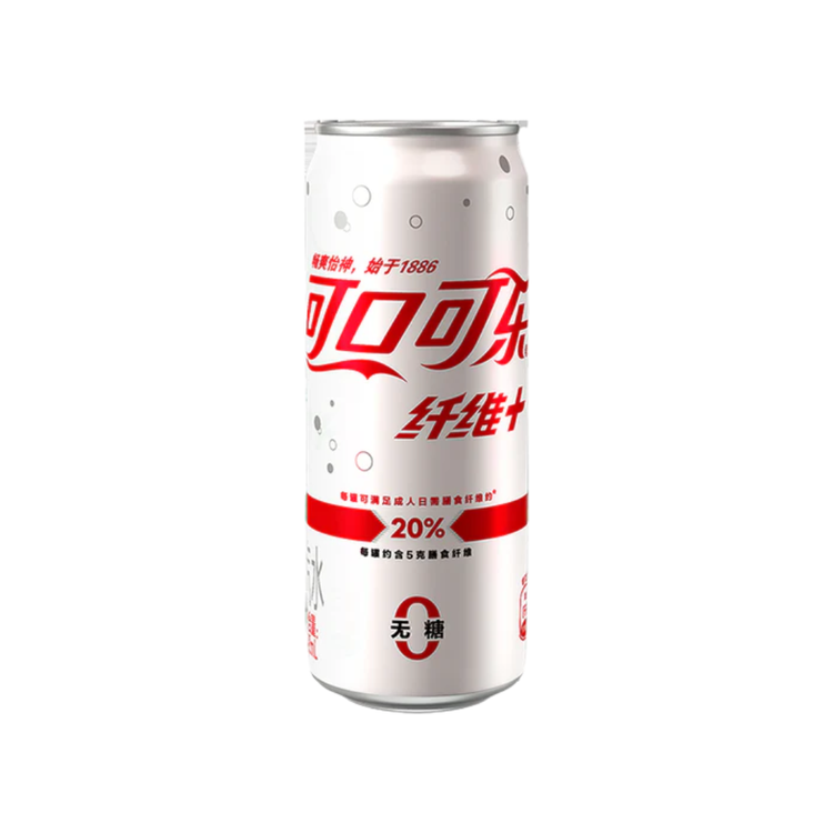 Coca Cola  Fiber Plus Sugar Free China 330ML x 24