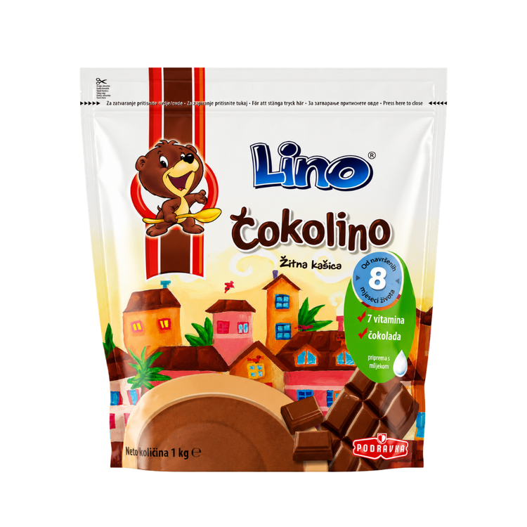 Cokolino Barngröt Mix Choklad 1Kg x 4