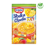 Dr.Oetker Slodka Chwila Fruit Duet Strawberry&Kiwi Jelly With Pieces Of Fruits 32g x 35