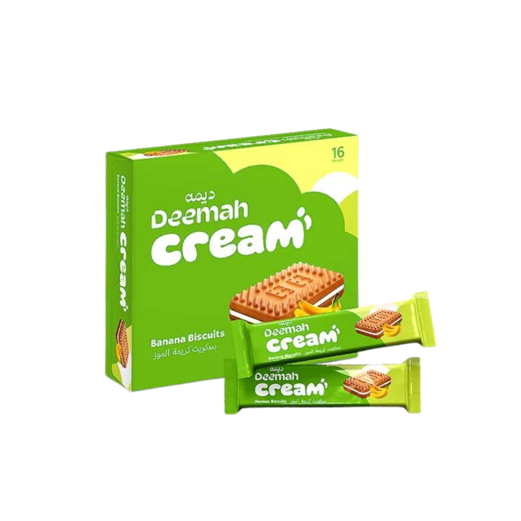 Deemah Biscuits Banana (27gX12) X 12