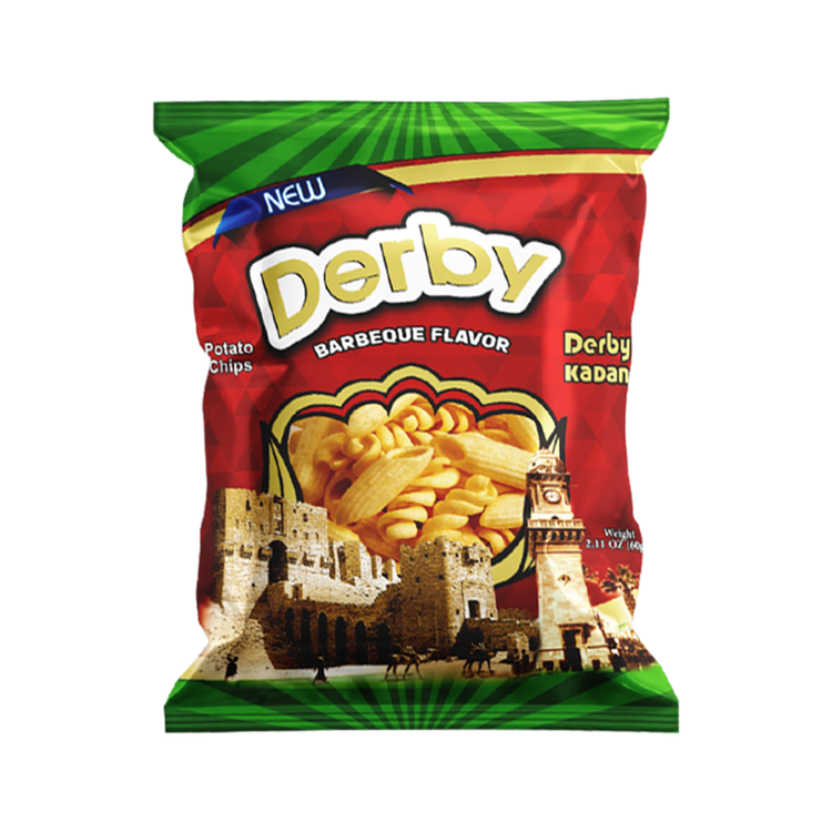 Derby Chips BBQ 16g x 108