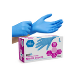 E3E Premium Blue Examination Gloves 10 x 100 gloves