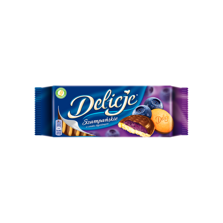Mondelez Delicje Chocolate Cakes Blueberry 147G x 24