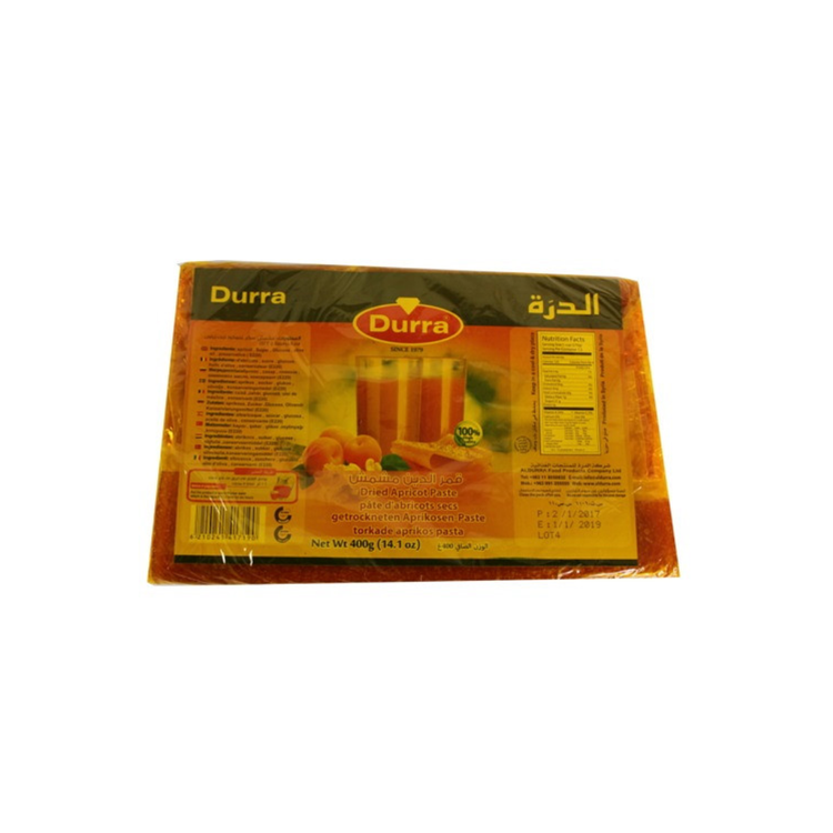 Durra Fruitleather Apricote ( Tørket aprikospaste ) 20x400g
